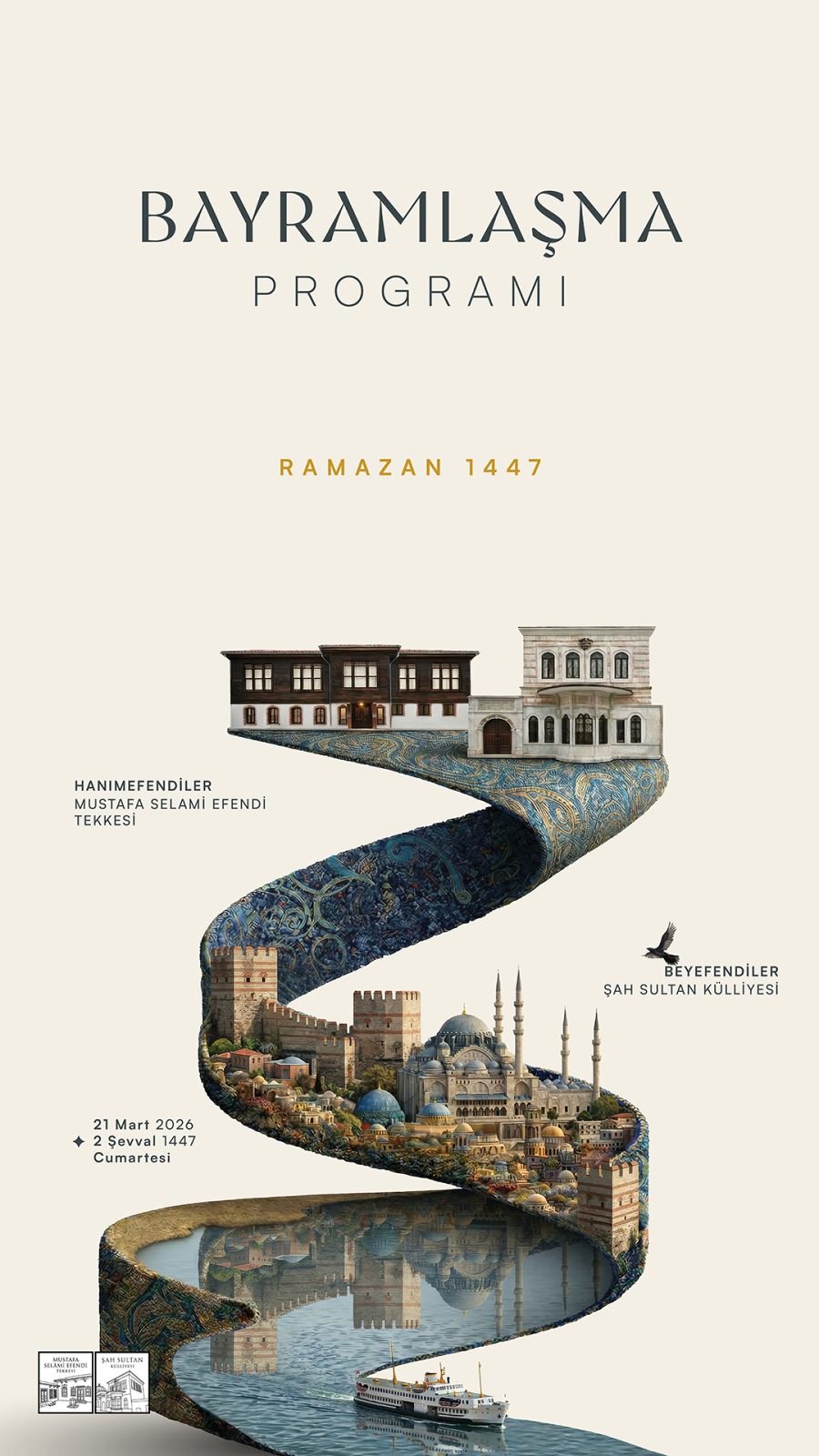 SERVER Bayramlaşma Programı · Ramazan 1447 · 21 Mart 2026 Cumartesi